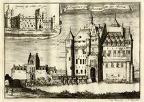 135365 Gezicht op de voorgevel en het poortgebouw van het kasteel Duurstede te Wijk bij Duurstede in welstand. ...